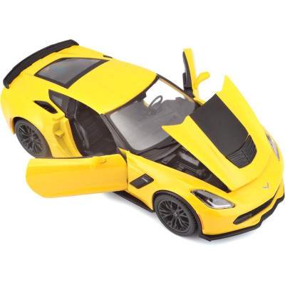 Maisto Corvette Z06 2015 1:24 žlutá