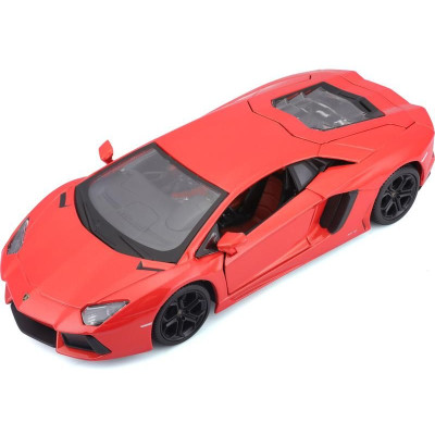 Maisto Lamborghini Aventador Coupé 1:24 oranžová metalíza