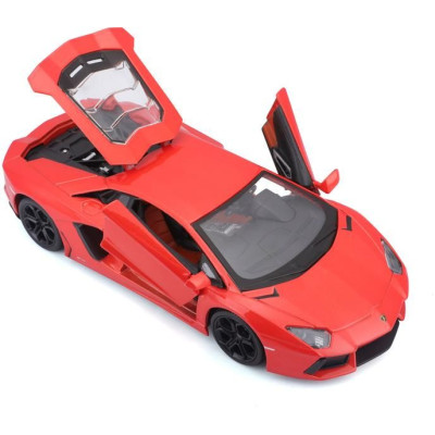 Maisto Lamborghini Aventador Coupé 1:24 oranžová metalíza