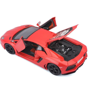 Maisto Lamborghini Aventador Coupé 1:24 oranžová metalíza