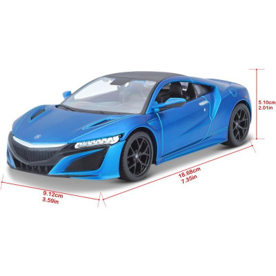 Maisto Acura NSX 2017 1:24 modrá metalíza