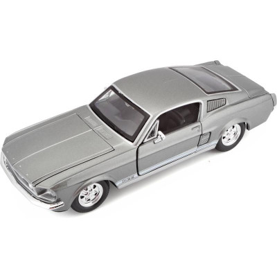 Maisto Ford Mustang GT 1967 1:24 šedá metalíza