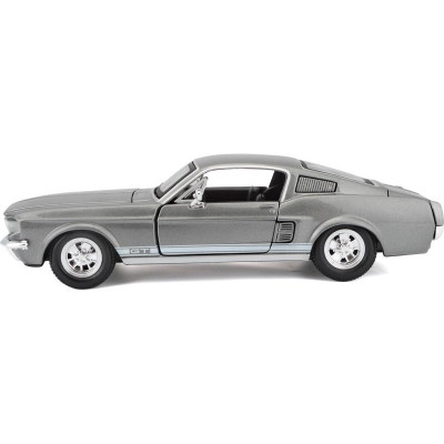 Maisto Ford Mustang GT 1967 1:24 šedá metalíza