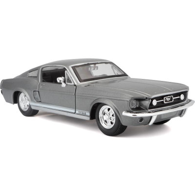 Maisto Ford Mustang GT 1967 1:24 šedá metalíza