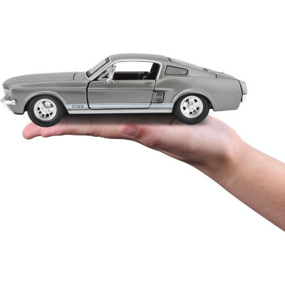 Maisto Ford Mustang GT 1967 1:24 šedá metalíza