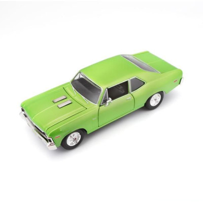 Maisto Chevrolet Nova SS 1970 1:24 světle zelená metalíza