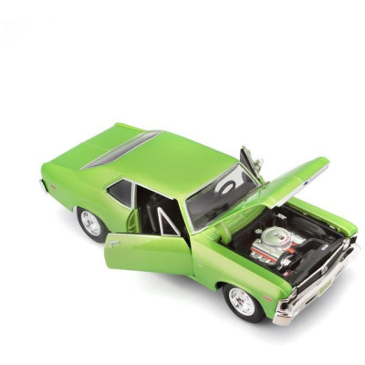 Maisto Chevrolet Nova SS 1970 1:24 světle zelená metalíza