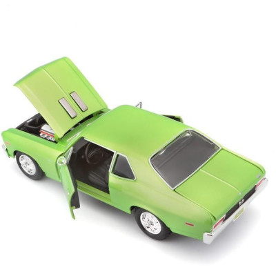Maisto Chevrolet Nova SS 1970 1:24 světle zelená metalíza