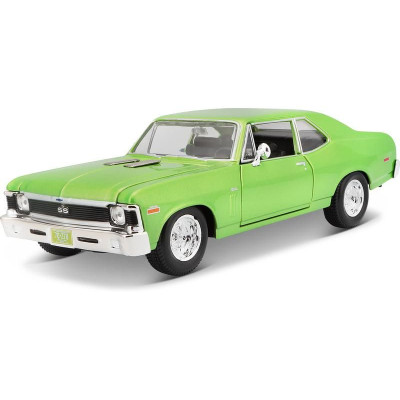 Maisto Chevrolet Nova SS 1970 1:24 světle zelená metalíza