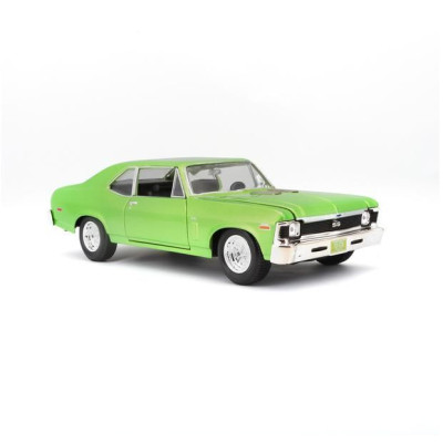 Maisto Chevrolet Nova SS 1970 1:24 světle zelená metalíza