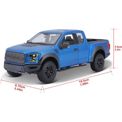 Maisto Ford F-150 Raptor 2017 1:24 modrá