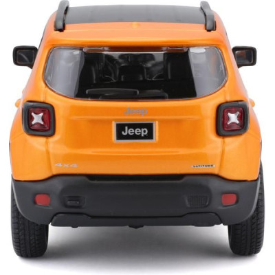 Maisto Jeep Renegade 1:24 oranžová
