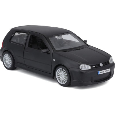 Maisto Volkswagen Golf R32 1:24 černá matná