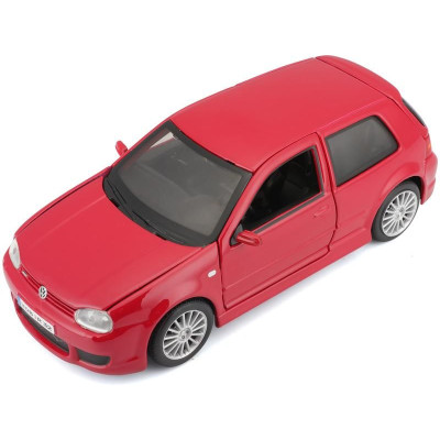 Maisto Volkswagen Golf R32 1:24 červená