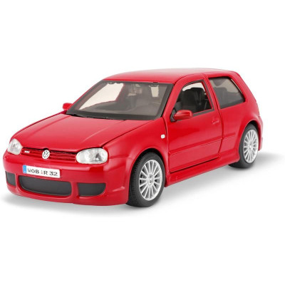 Maisto Volkswagen Golf R32 1:24 červená