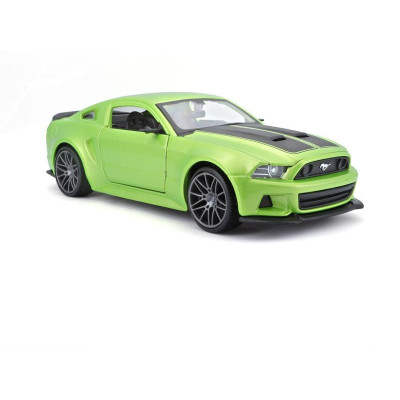Maisto Ford Mustang Street Racer 2014 1:24 matná zelená
