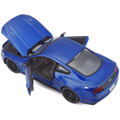 Maisto Ford Mustang GT 2015 1:24 modrá metalíza