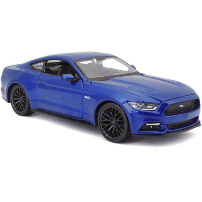 Maisto Ford Mustang GT 2015 1:24 modrá metalíza