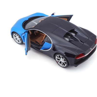Maisto Bugatti Chiron 1:24 modrá