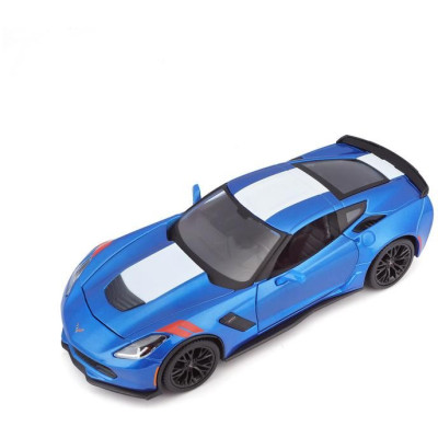 Maisto Corvette Grand Sport 2017 1:24 modrá metalíza