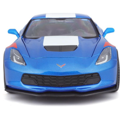 Maisto Corvette Grand Sport 2017 1:24 modrá metalíza