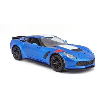Maisto Corvette Grand Sport 2017 1:24 modrá metalíza