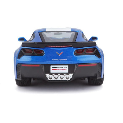 Maisto Corvette Grand Sport 2017 1:24 modrá metalíza