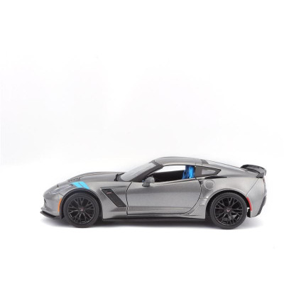 Maisto Corvette Grand Sport 2017 1:24 šedá metalíza
