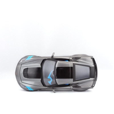 Maisto Corvette Grand Sport 2017 1:24 šedá metalíza