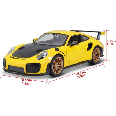 Maisto Porsche 911 GT2 RS 1:24 žlutá