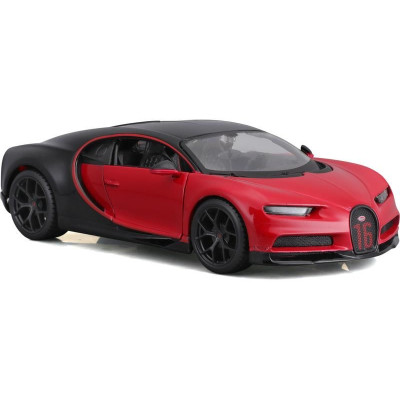 Maisto Bugatti Chiron Sport 1:24 červeno-černá