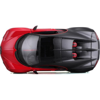 Maisto Bugatti Chiron Sport 1:24 červeno-černá