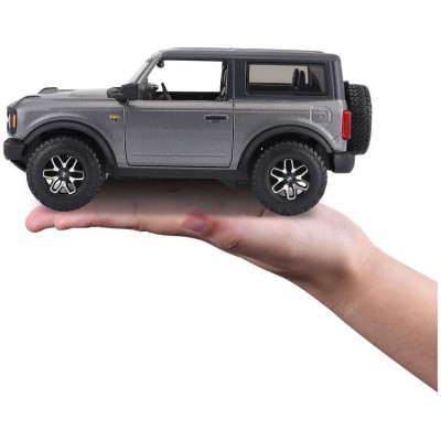 Maisto Ford Bronco 2021 1:24 tmavě šedá metalíza