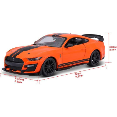 Maisto Mustang Shelby GT500 2020 1:24 oranžová