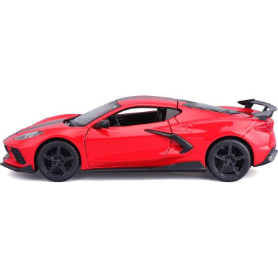Maisto Chevrolet Corvette Stingray Coupe 2021 1:24 červená
