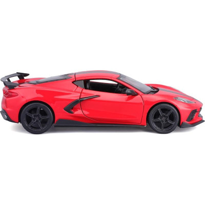 Maisto Chevrolet Corvette Stingray Coupe 2021 1:24 červená