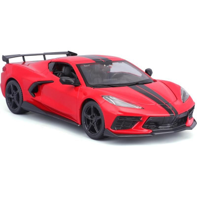 Maisto Chevrolet Corvette Stingray Coupe 2021 1:24 červená