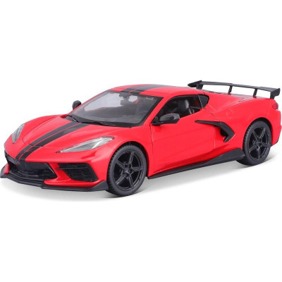Maisto Chevrolet Corvette Stingray Coupe 2021 1:24 červená