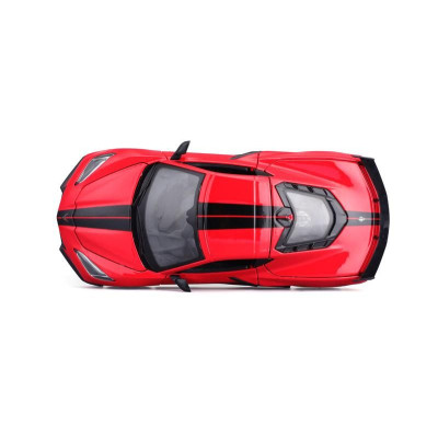 Maisto Chevrolet Corvette Stingray Coupe 2021 1:24 červená
