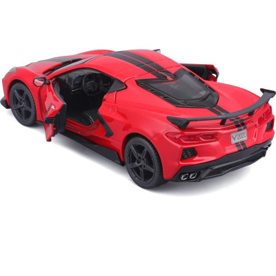 Maisto Chevrolet Corvette Stingray Coupe 2021 1:24 červená
