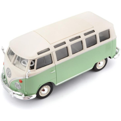 Maisto Volkswagen Van Samba 1:25 zeleno/krémová