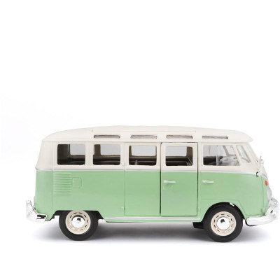 Maisto Volkswagen Van Samba 1:25 zeleno/krémová
