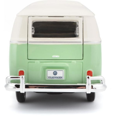 Maisto Volkswagen Van Samba 1:25 zeleno/krémová