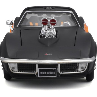 Maisto Harley-Davidson Custom - Chevrolet Corvette 1970 1:24
