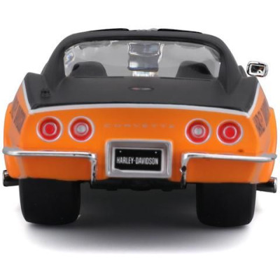Maisto Harley-Davidson Custom - Chevrolet Corvette 1970 1:24