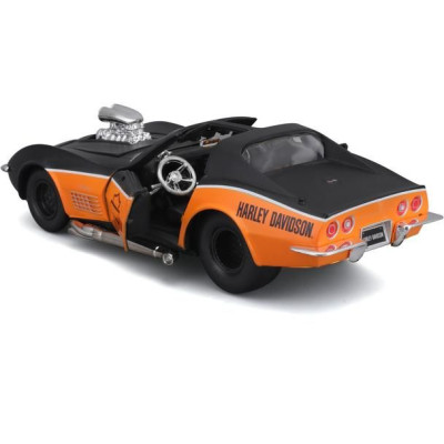 Maisto Harley-Davidson Custom - Chevrolet Corvette 1970 1:24