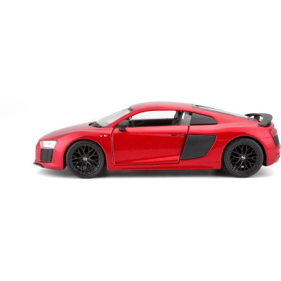 Maisto Kit Audi R8 V10 Plus 1:24 červená metalíza
