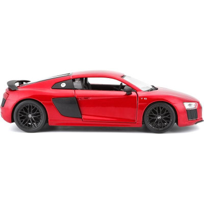 Maisto Kit Audi R8 V10 Plus 1:24 červená metalíza