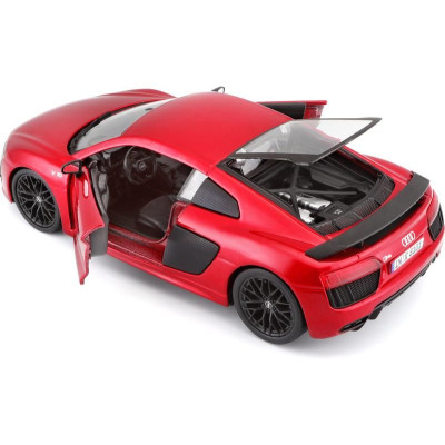 Maisto Kit Audi R8 V10 Plus 1:24 červená metalíza
