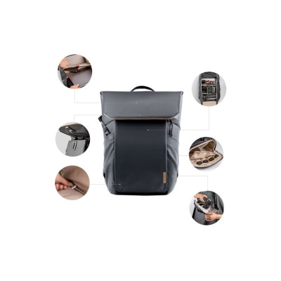 PGYTECH OneGo Air Backpack 20L (Obsidian Black) (P-CB-060)